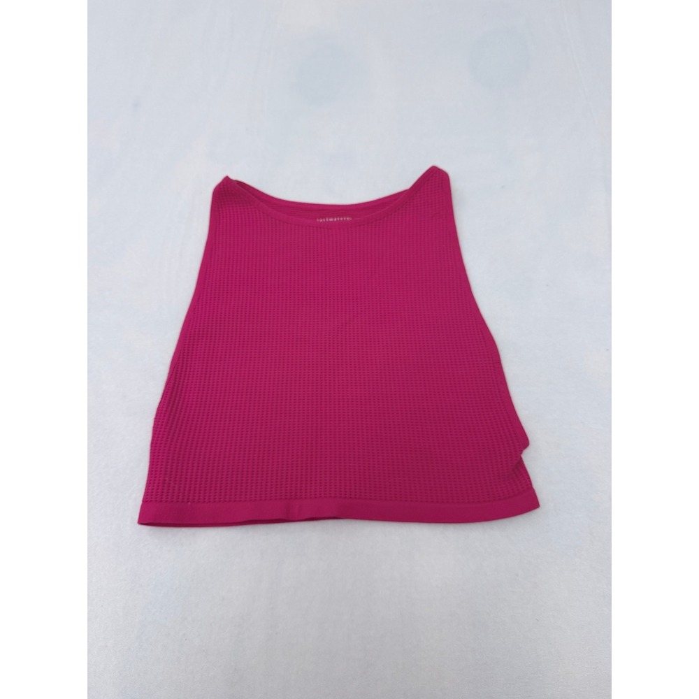 Intimately Free People Magenta Pink Waffle Knit Seamless Crop Tank Top XS/S
